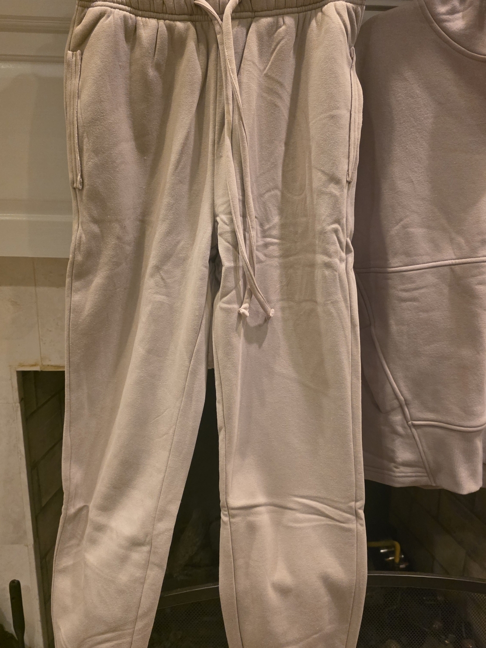 Zenana Outfitters Taupe Beige Sweatshirt & Joggers Set - Picture 3 of 4